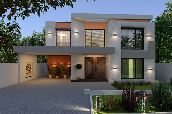 modern beautiful house elevation design