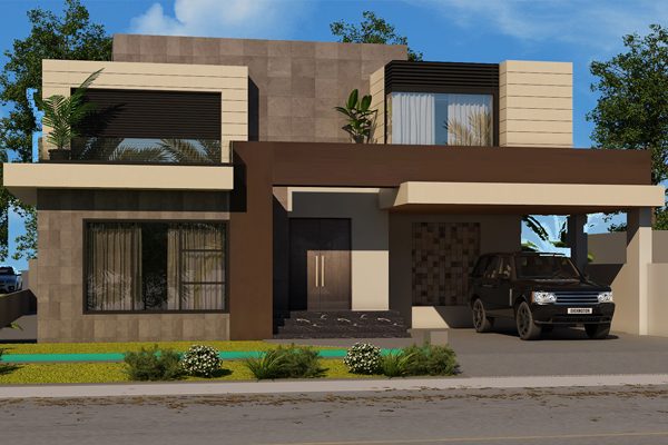 modern beautiful house elevation design